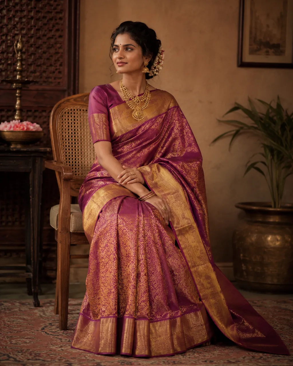 kanchipattu Vintage Sarees